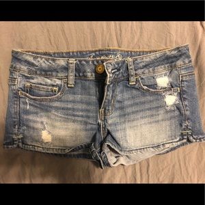 American eagle jean shorts